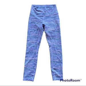 Lululemon High Times Pant Space Dye Camo Tender Violet Black Grape